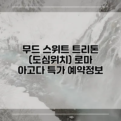 무드 스위트 트리톤 (도심위치) 로마 아고다 특가 예약정보